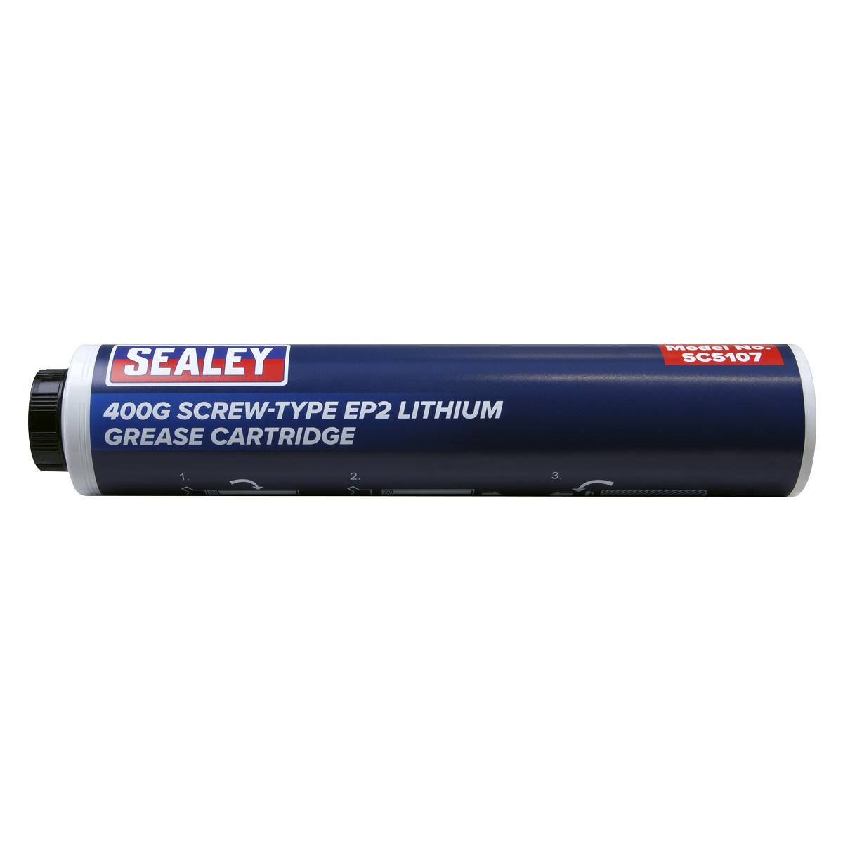 Sealey SCS107 EP2 Lithium Grease Cartridge Screw-Type 400g - additional view 2