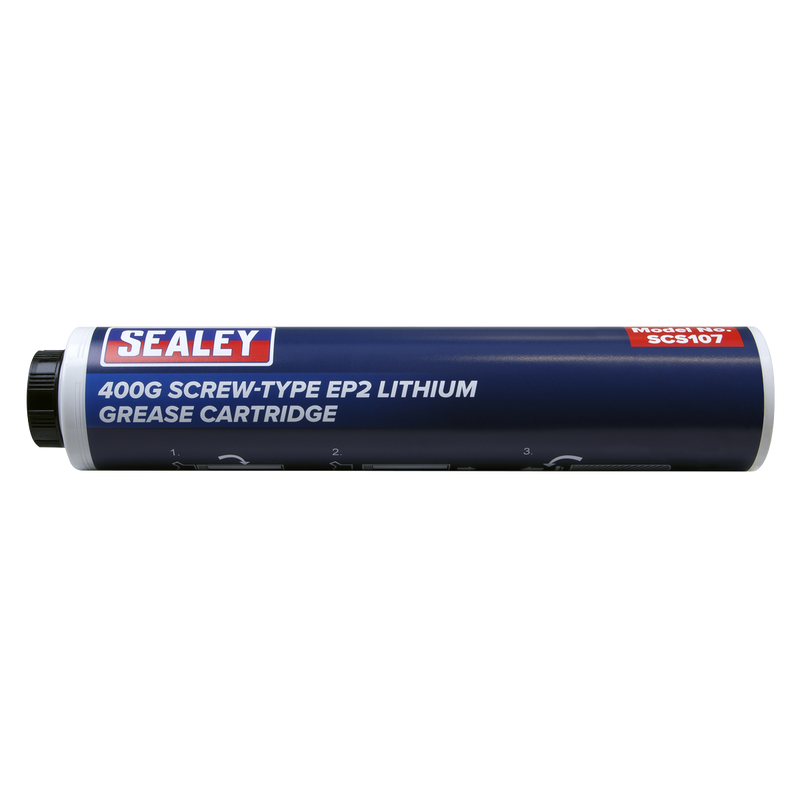 Sealey SCS107 EP2 Lithium Grease Cartridge Screw-Type 400g - additional view 2