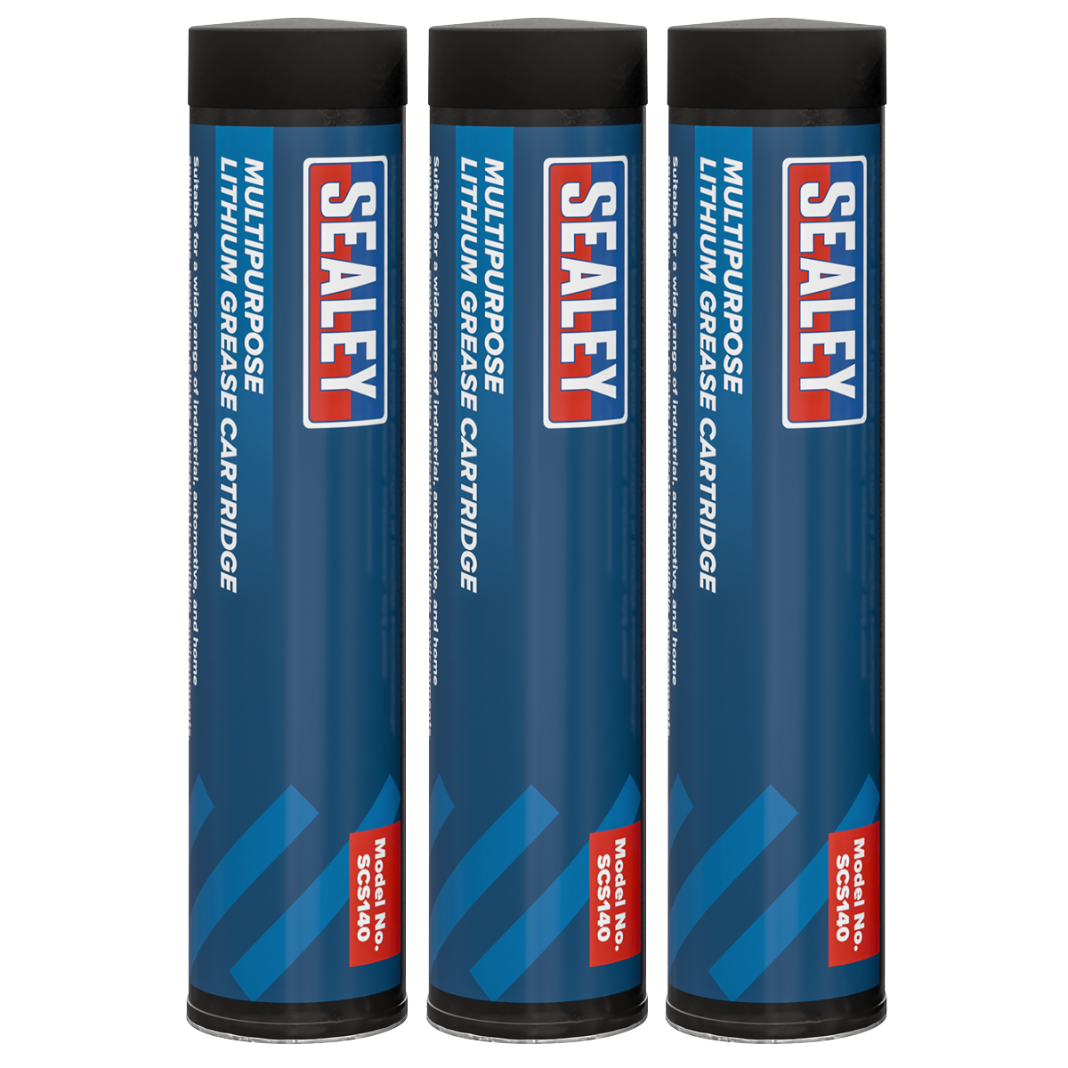 Sealey SCS140 Multipurpose Lithium Grease Cartridge 3oz/85g - Pack of 3 - additional view 3