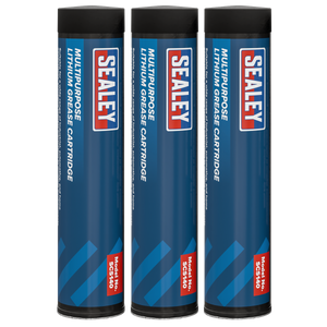 Sealey SCS140 Multipurpose Lithium Grease Cartridge 3oz/85g - Pack of 3 - additional view 3