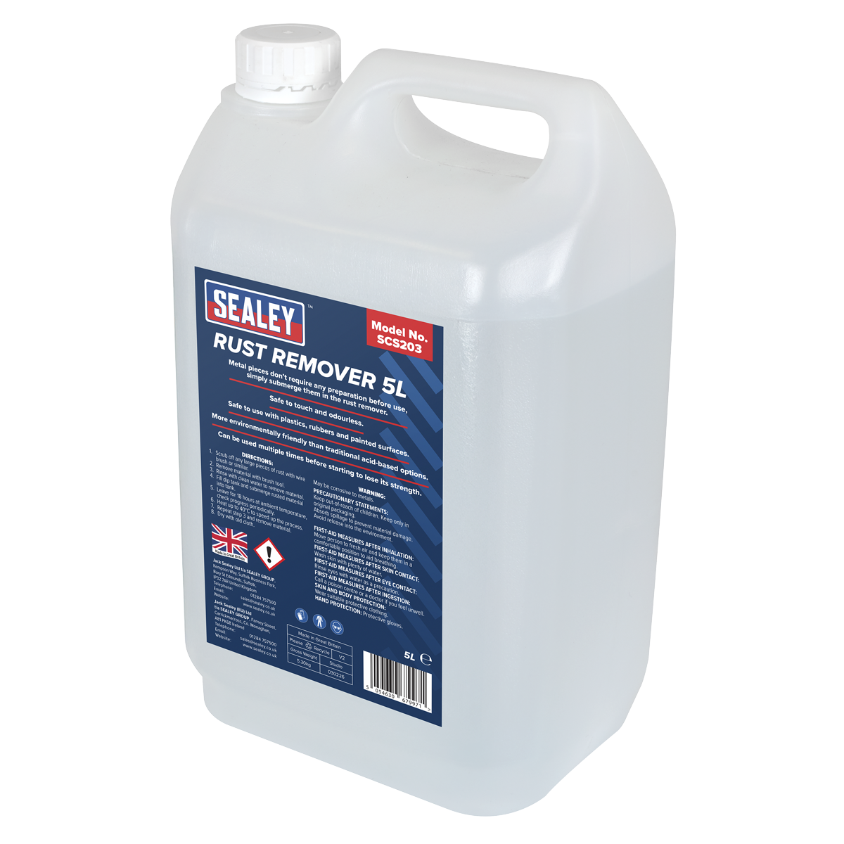 Sealey SCS203 Rust Remover 5L - additional view 2