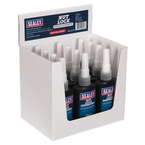 Sealey SCS243 Medium Strength Nut Lock 50ml - Pack of 12