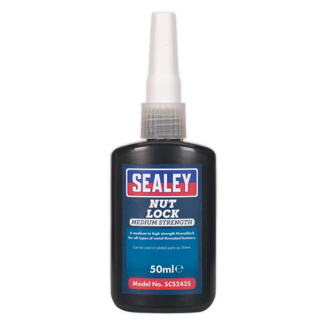 Sealey SCS243S Medium Strength Nut Lock 50ml