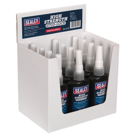 Sealey SCS271 High Strength Stud Lock 50ml - Pack of 12