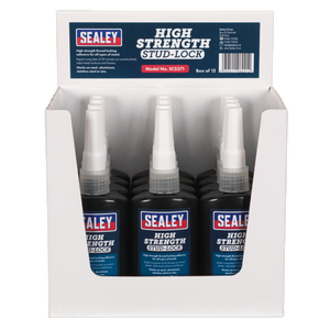 Sealey SCS271 High Strength Stud Lock 50ml - Pack of 12 - additional view 3