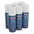 Sealey SCS300 Super Glue Activator Aerosol 200ml - Pack of 6