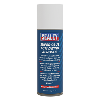 Sealey SCS300S Super Glue Activator Aerosol 200ml