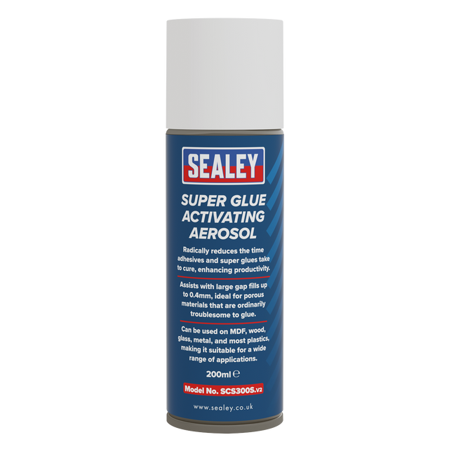 Sealey SCS300S Super Glue Activator Aerosol 200ml