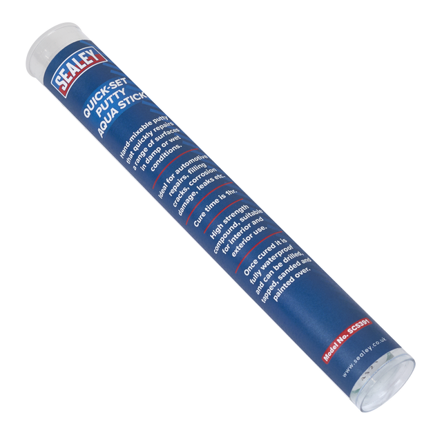 Sealey SCS391 Quick-Set Putty Aqua Stick