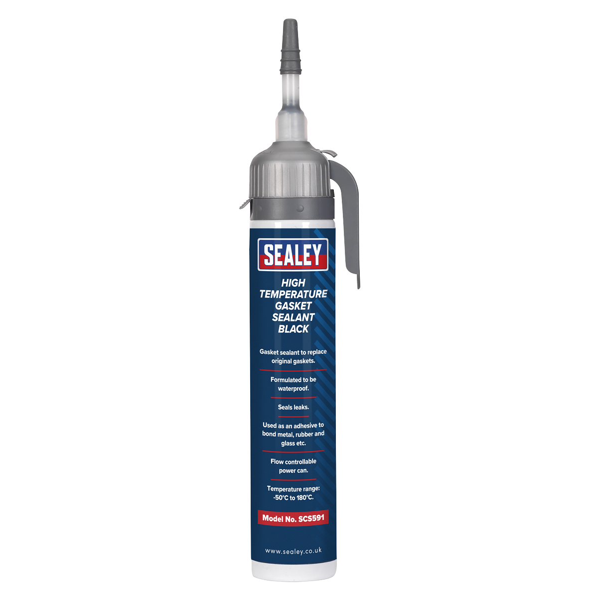 Sealey SCS591 High Temperature Gasket Sealant 200ml - Black