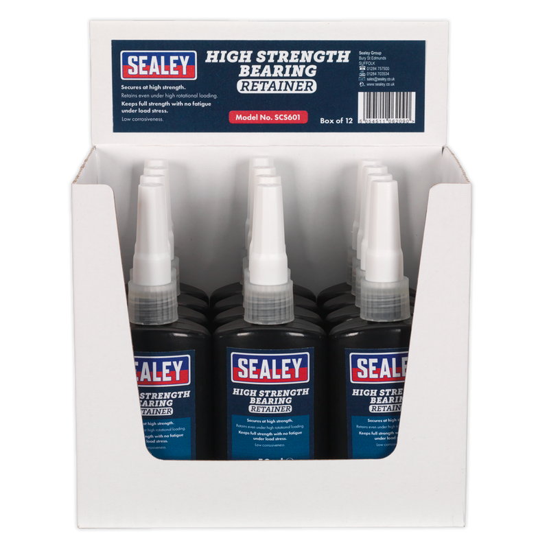 Sealey SCS601 High Strength Bearing Fit Retainer 50ml - Pack of 12 - additional view 3