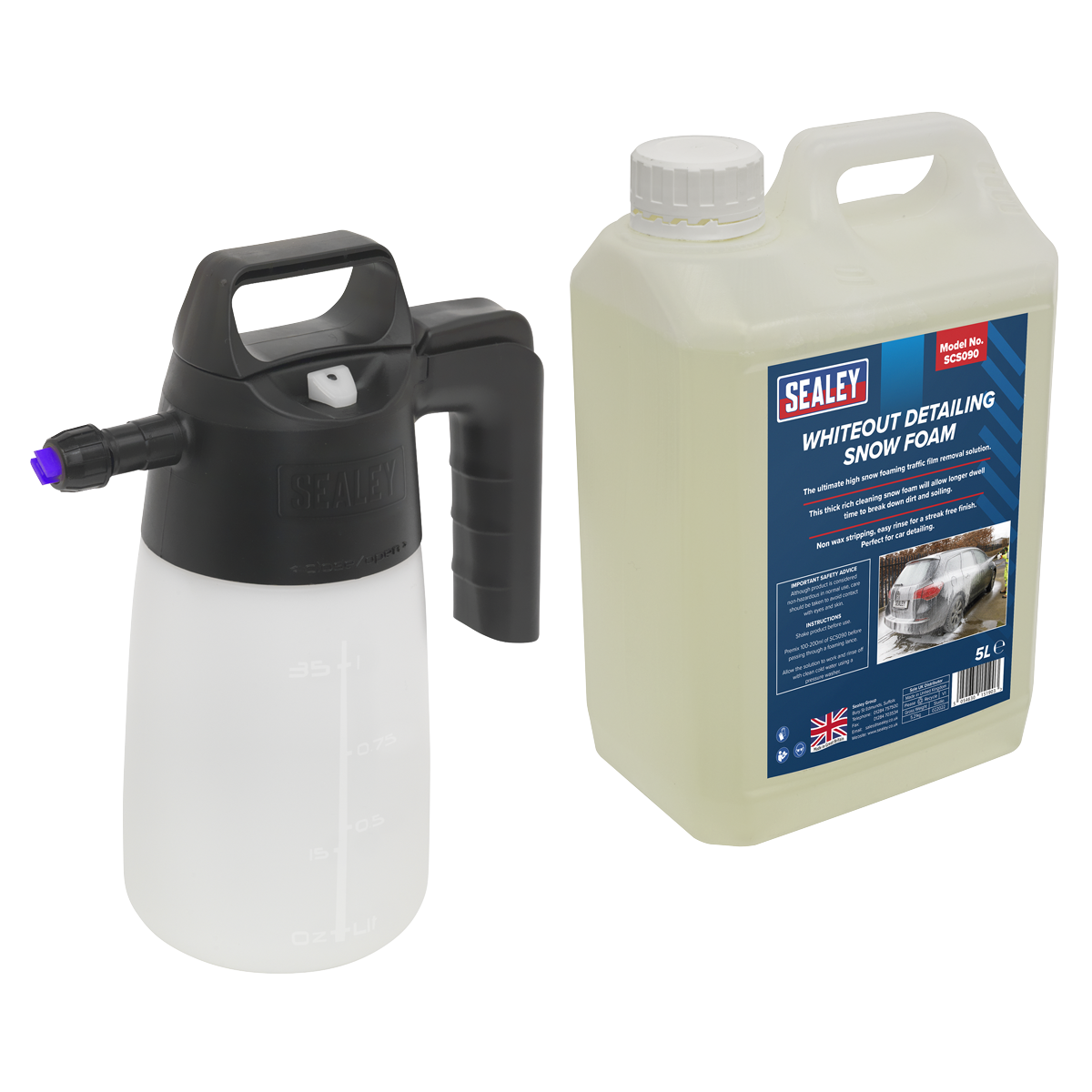 Sealey SCSG08COMBO Premier Snow Foam Sprayer with Snow Foam