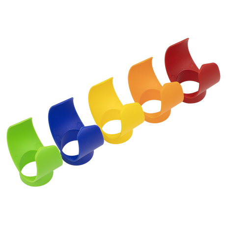 Sealey SCSGC Pressure Sprayer Colour-Coded Caps 5pc