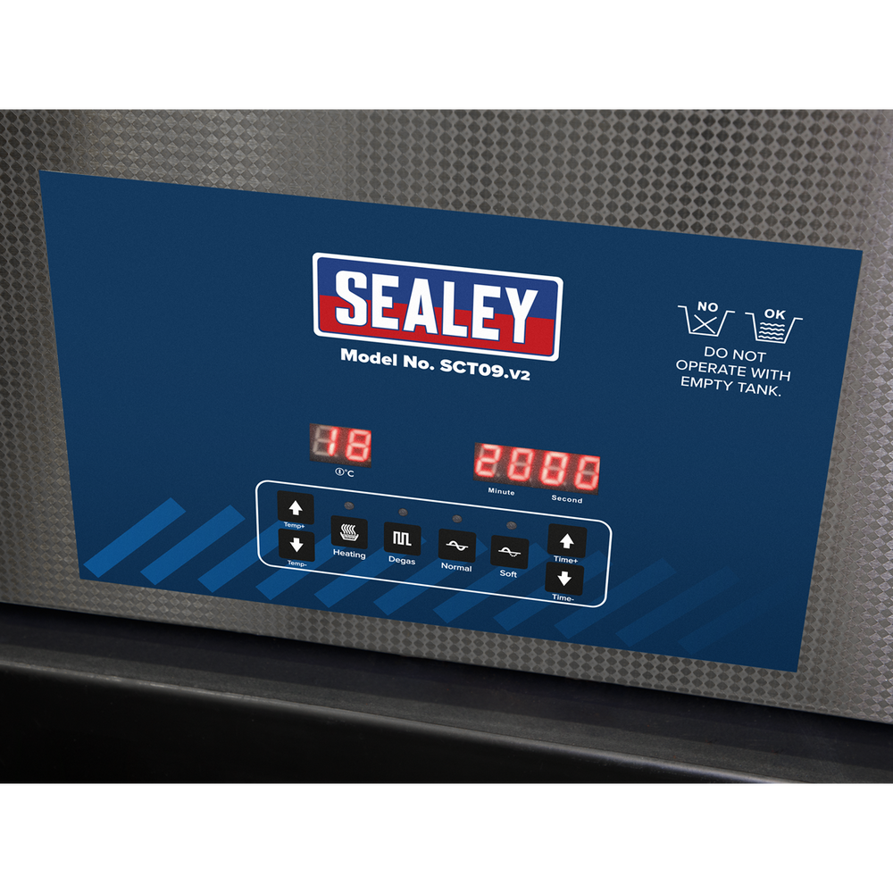 Sealey SCT09 Ultrasonic Cleaner 9L - additional view 6