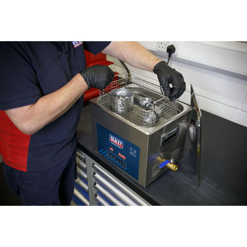 Sealey SCT09 Ultrasonic Cleaner 9L - additional view 8