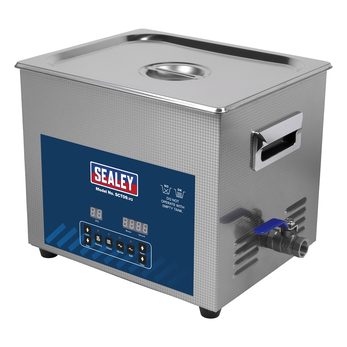 Sealey SCT09 Ultrasonic Cleaner 9L - additional view 3