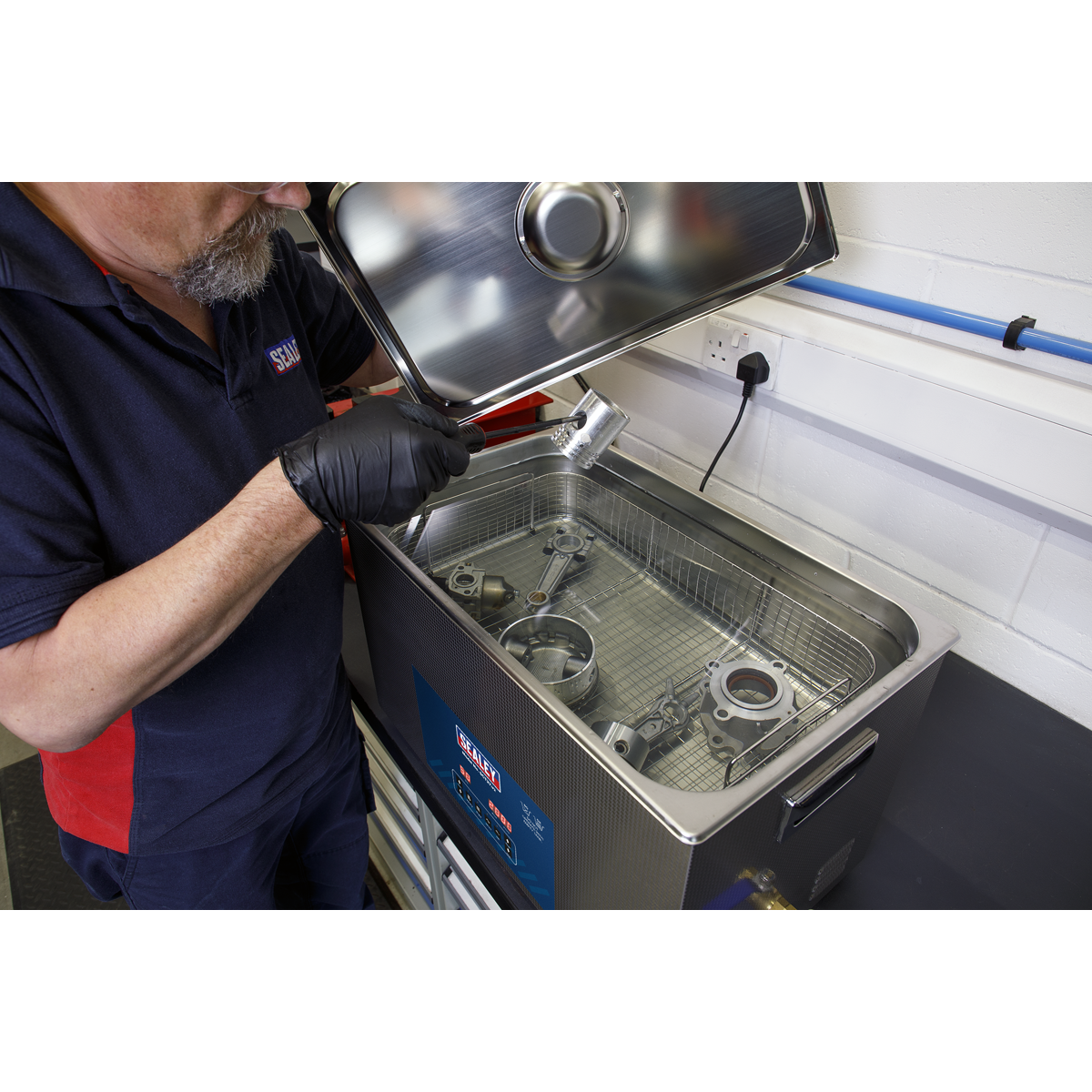 Sealey SCT27 Ultrasonic Cleaner 27L - additional view 8