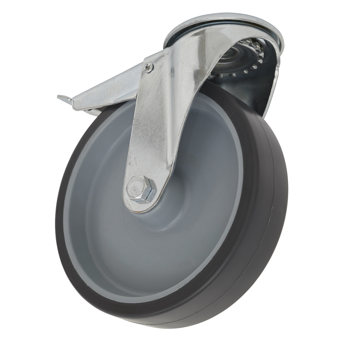 Sealey SCW2100SBLEM 100mm Castor Wheel with Bolt Hole & Total Lock