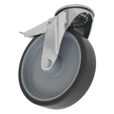 Sealey SCW2100SBLEM 100mm Castor Wheel with Bolt Hole & Total Lock