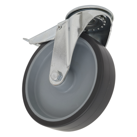 Sealey SCW2100SBLEM 100mm Castor Wheel with Bolt Hole & Total Lock
