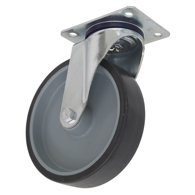 Sealey SCW2100SPEM 100mm Castor Wheel with Swivel Plate