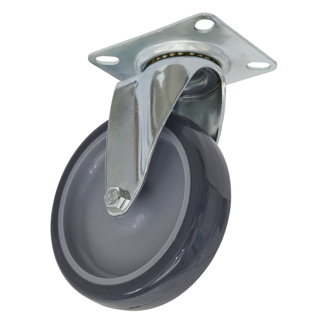 Sealey SCW2100SP 100mm Castor Wheel with Swivel Plate