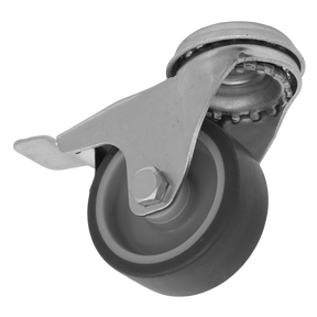 Sealey SCW250SBLEM 50mm Castor Wheel with Bolt Hole & Total Lock