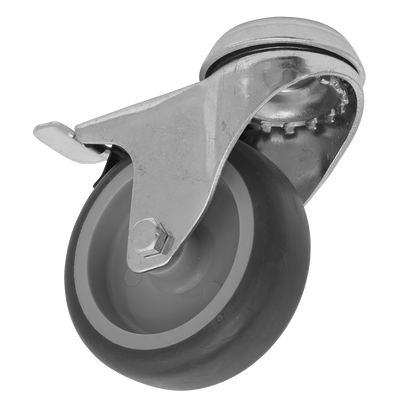 Sealey SCW275SBLEM 75mm Castor Wheel with Bolt Hole & Total Lock