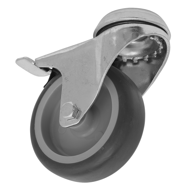 Sealey SCW275SBLEM 75mm Castor Wheel with Bolt Hole & Total Lock