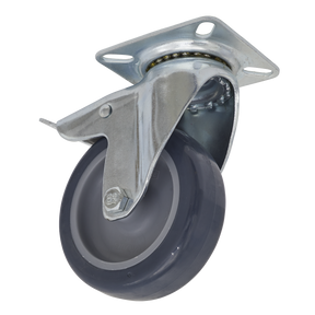 Sealey SCW275SPL 75mm Castor Wheel with Swivel Plate & Total Lock
