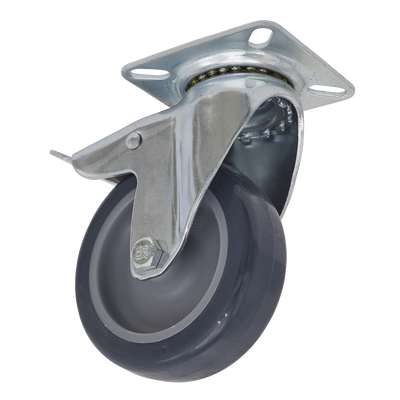 Sealey SCW275SPL 75mm Castor Wheel with Swivel Plate & Total Lock