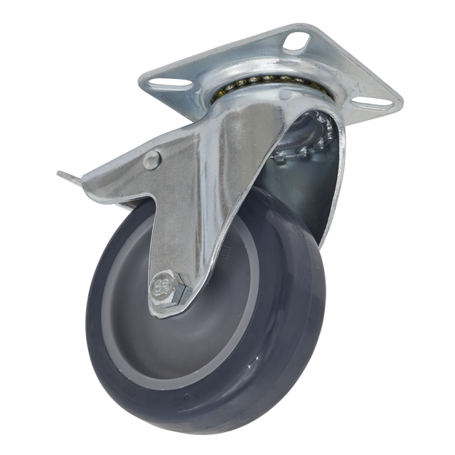 Sealey SCW275SPL 75mm Castor Wheel with Swivel Plate & Total Lock
