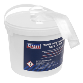 Sealey SCW3 Hand Wipes Bucket - Pack of 150