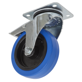 Sealey SCW3125SPL 125mm Castor Wheel with Swivel Plate & Total Lock