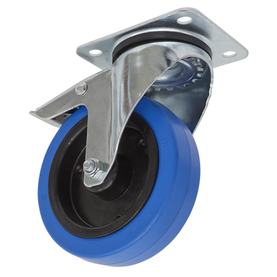 Sealey SCW3125SPL 125mm Castor Wheel with Swivel Plate & Total Lock
