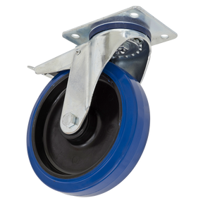Sealey SCW3160SPLEM 160mm Castor Wheel with Swivel Plate & Total Lock