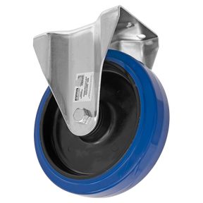 Sealey SCW3200FPEM 200mm Castor Wheel with Fixed Plate