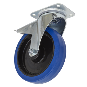 Sealey SCW3200SPL 200mm Castor Wheel with Swivel Plate & Total Lock