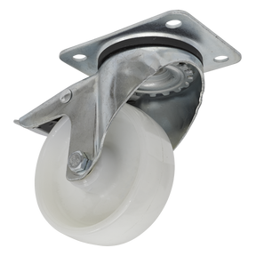Sealey SCW4100SPL 100mm Castor Wheel with Swivel Plate & Total Lock
