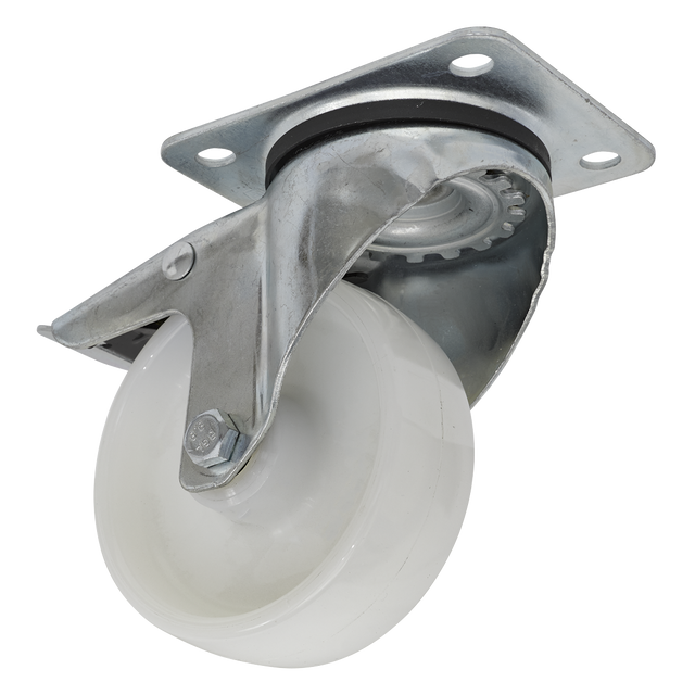 Sealey SCW4100SPL 100mm Castor Wheel with Swivel Plate & Total Lock