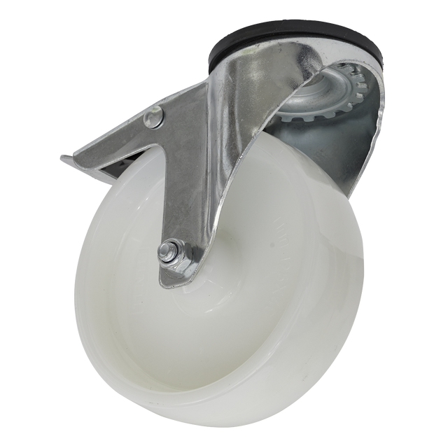 Sealey SCW4125SBL 125mm Castor Wheel with Swivel Bolt Hole & Total Lock