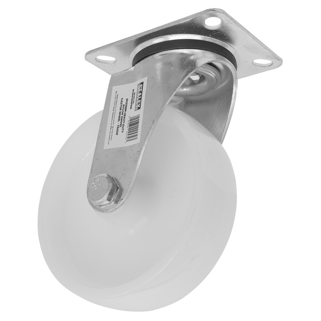 Sealey SCW4125SPEM 125mm Castor Wheel with Swivel Plate
