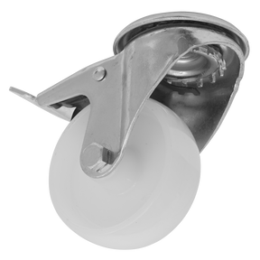Sealey SCW480SBLEM 80mm Castor Wheel with Bolt Hole & Total Lock