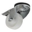 Sealey SCW480SBL 80mm Castor Wheel with Swivel Bolt Hole & Total Lock