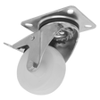 Sealey SCW480SPLEM 80mm Castor Wheel with Swivel Plate & Total Lock