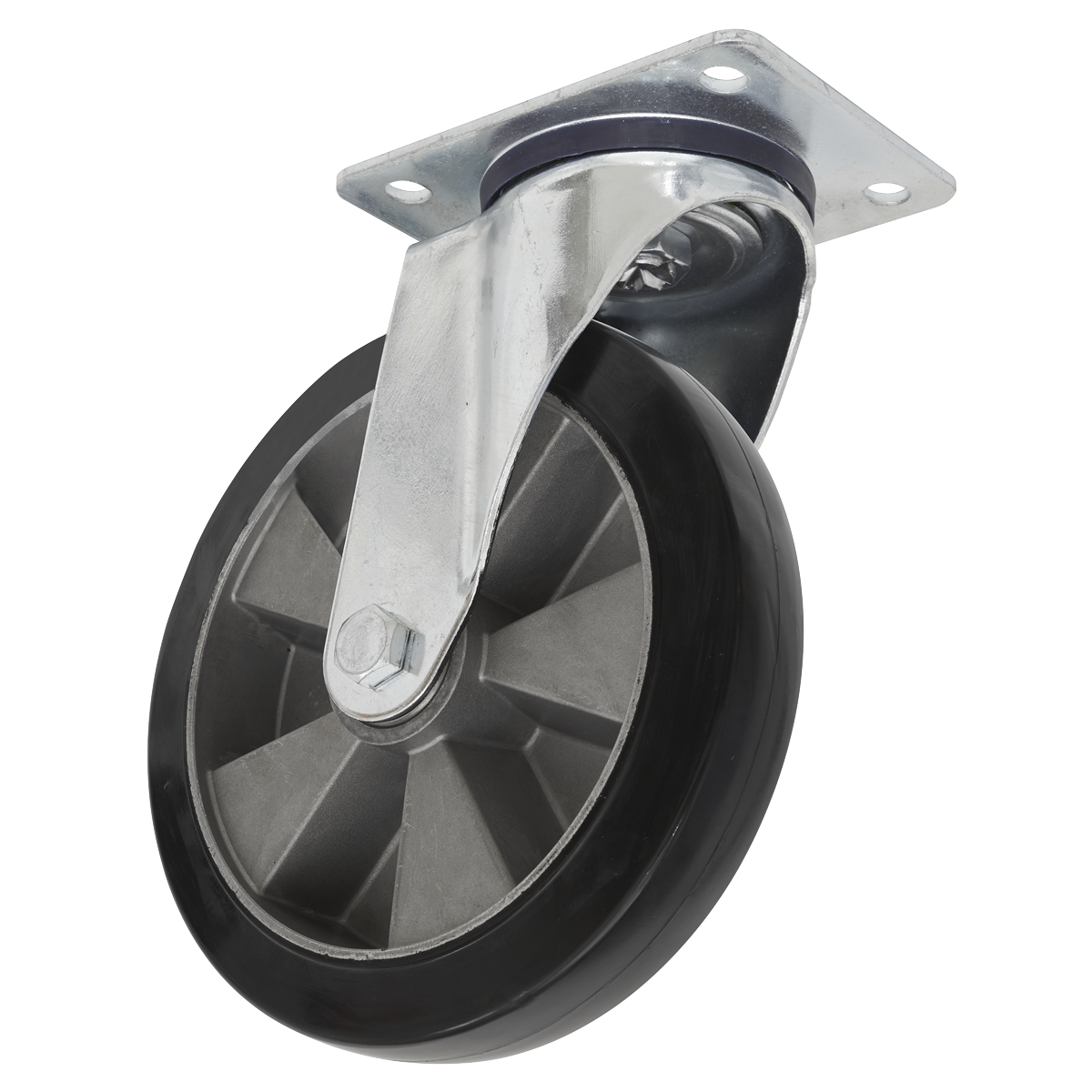Sealey SCW5125SPEM 125mm Castor Wheel with Swivel Plate