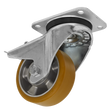 Sealey SCW5125SPL 125mm Castor Wheel with Swivel Plate & Total Lock