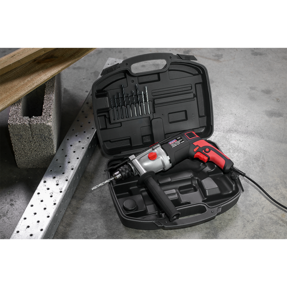 Sealey SD1000 13mm 2 Mechanical Plus Variable Speed Hammer Drill 1050W/230V - additional view 4