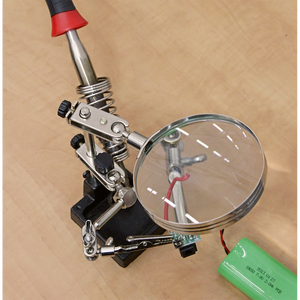 Sealey SD150H Mini Robot Soldering Stand with Magnifier & Iron Holder - additional view 2