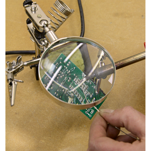 Sealey SD150H Mini Robot Soldering Stand with Magnifier & Iron Holder - additional view 6